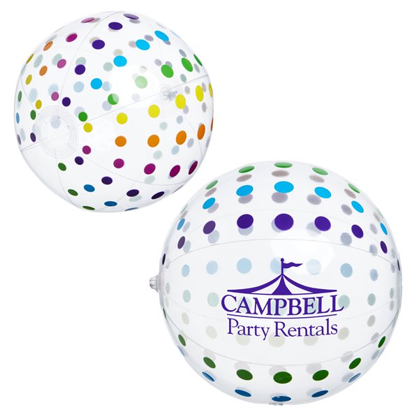 Promotional Polka Dot Beach Ball-16