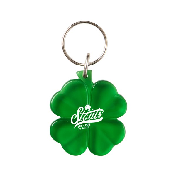 Promotional Clover 4 Leaf Keychain