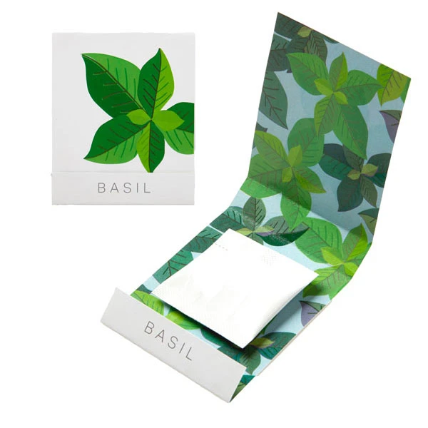 Promotional Basil Seed Matchbook