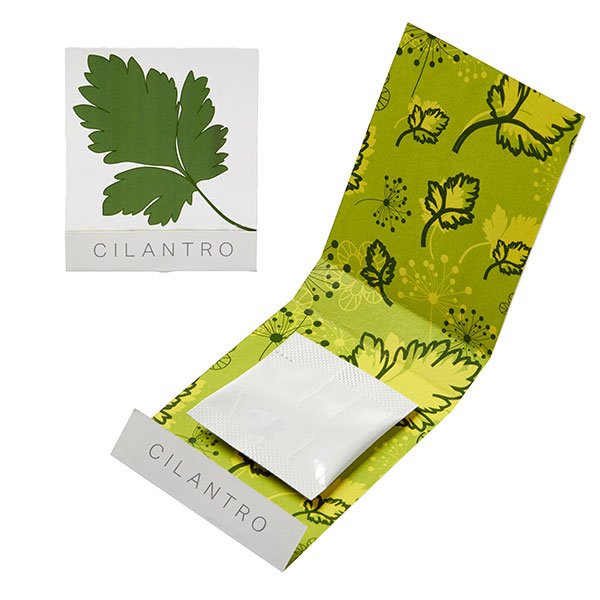 Promotional Cilantro Seed Matchbook