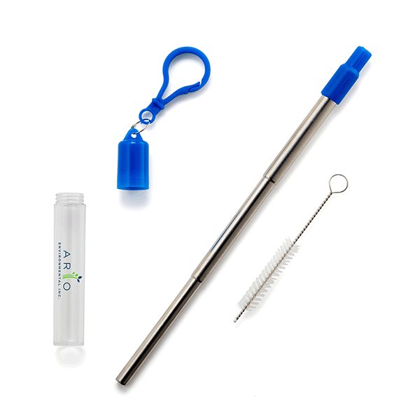 Stainless Steel Collapsible Reusable Straw 