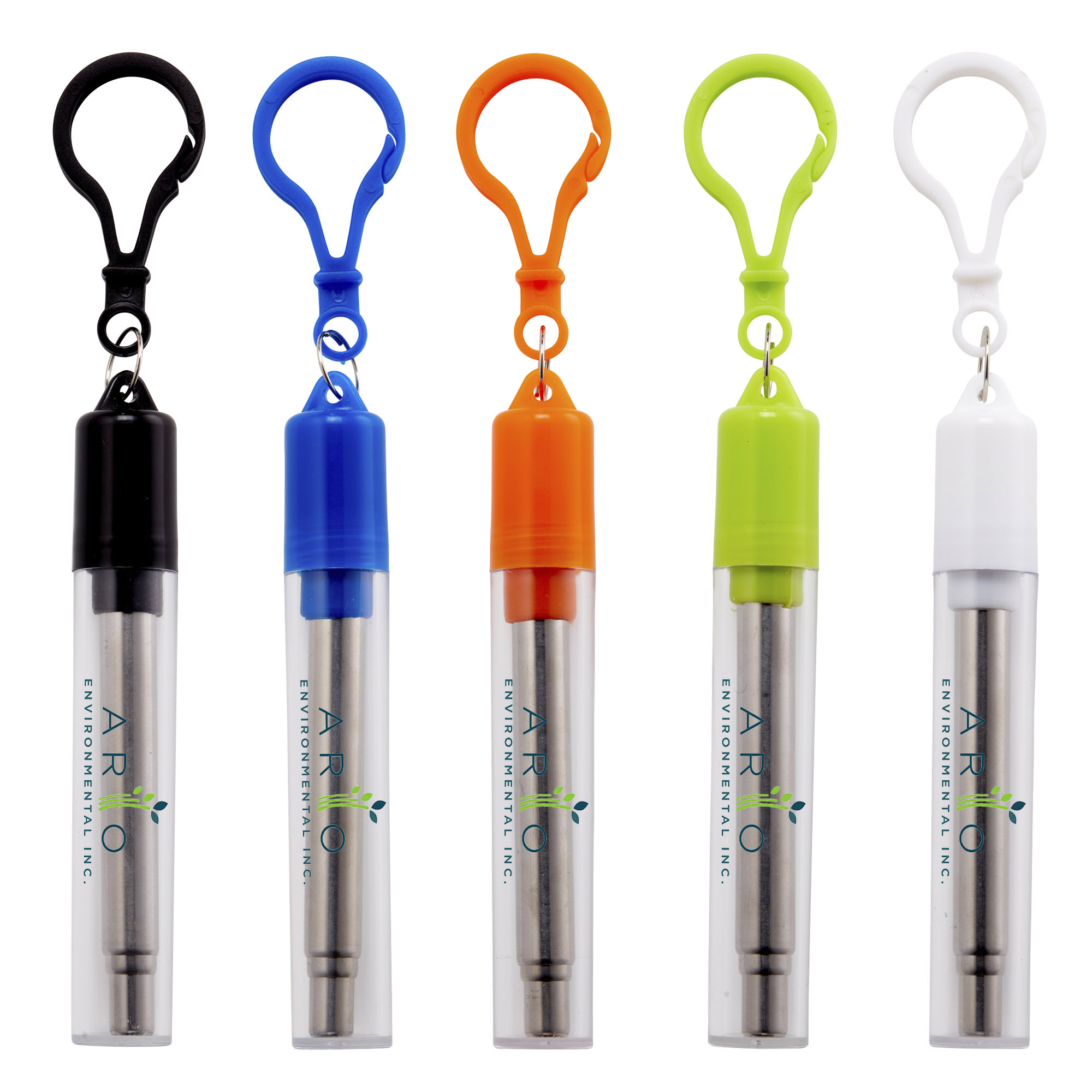 Stainless Steel Collapsible Reusable Straw Reusable Straws 2.03 Ea