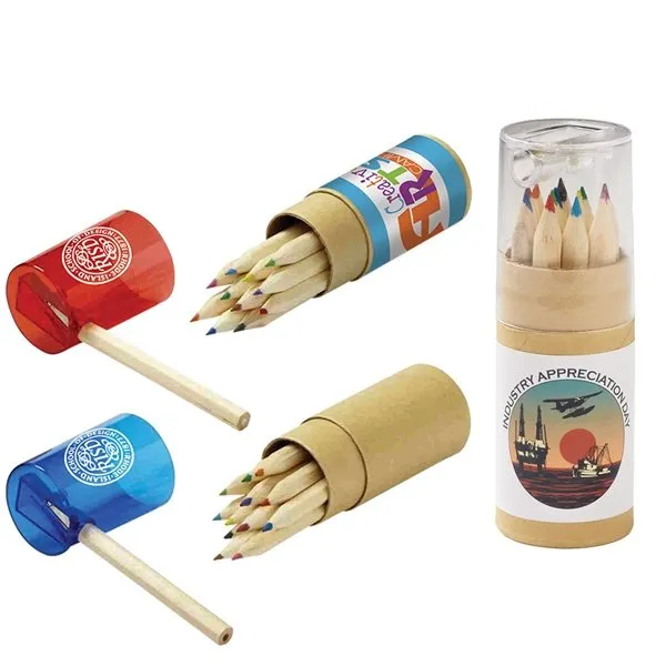 Promotional Pencil Set with Sharpener