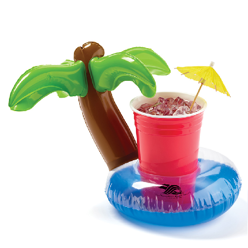 Promotional Palm Tree Lagoon Beverage Coaster