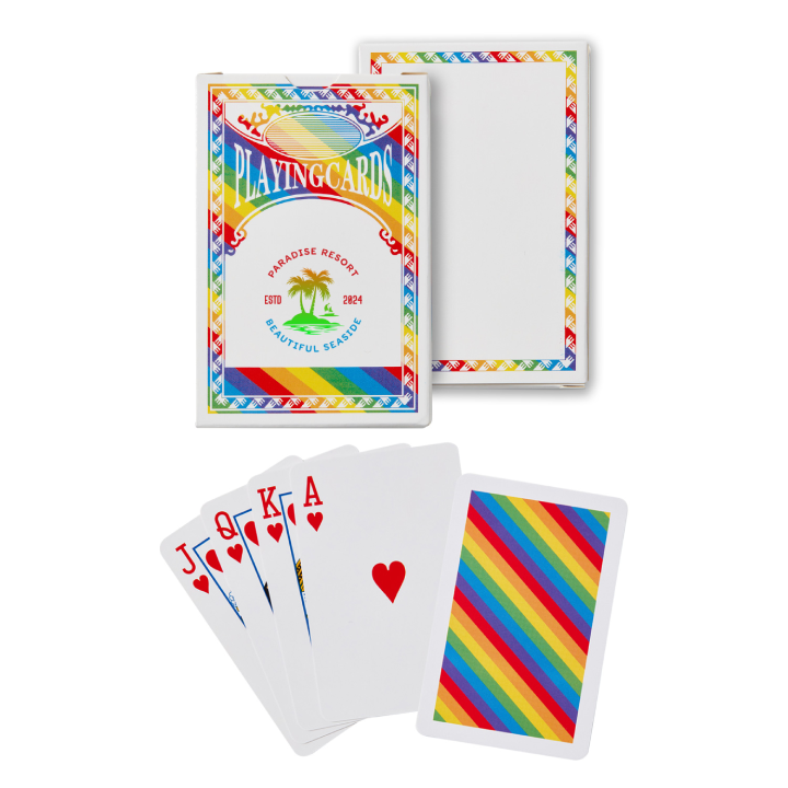 Promotional Full Color Rainbow Playing Cards