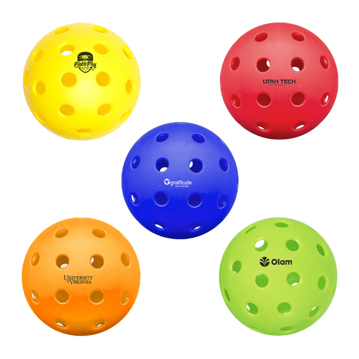 Promotional 40 Hole Outdoor Seamless Pickleball