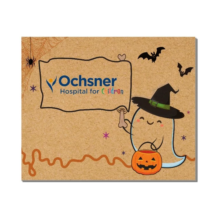 Halloween Kid's Coloring Book & 6-Color Pencil Set