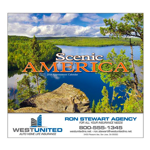 Scenic America Wall Calendar Promotional Scenic America Wall Calendar