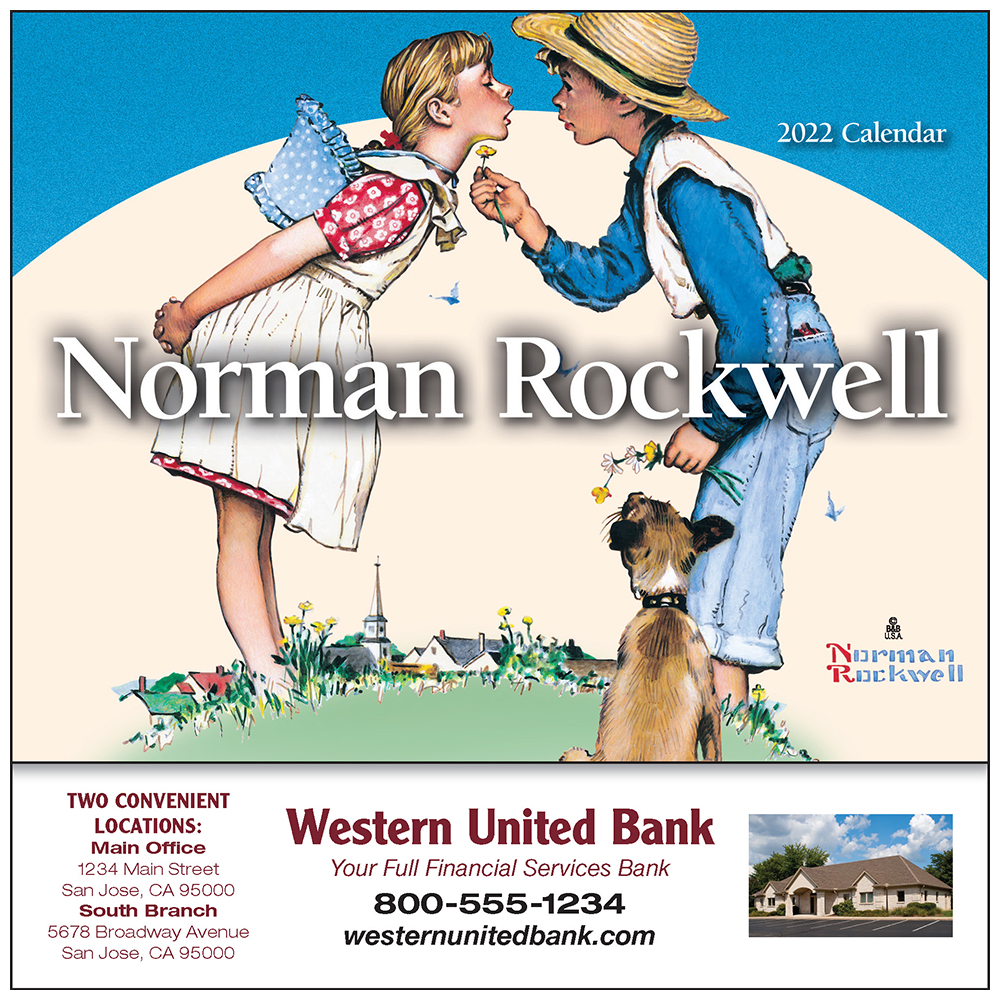 Norman Rockwell's Wonderful World Calendar Promotional Norman