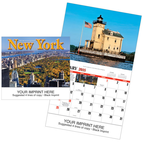 New York State Calendar Promotional New York State Calendar USA