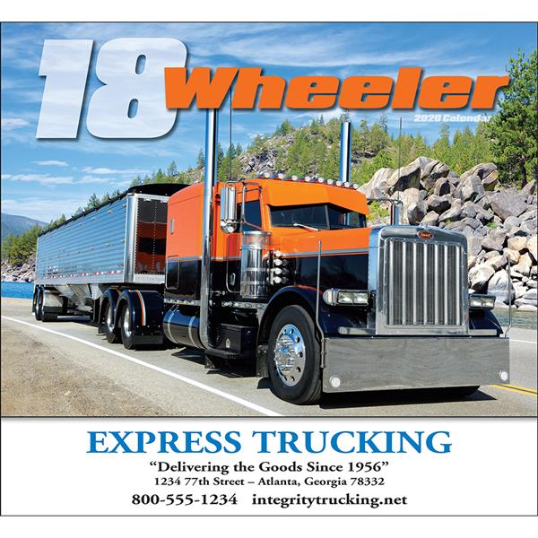 18Wheeler Calendar Transportation Calendars 1.53 Ea