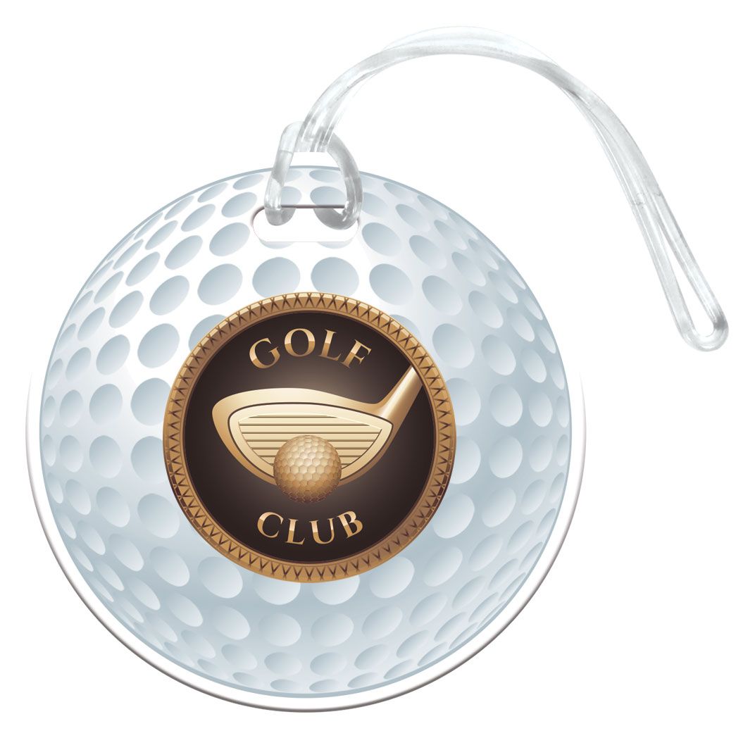 Custom Golf Ball Luggage Tag