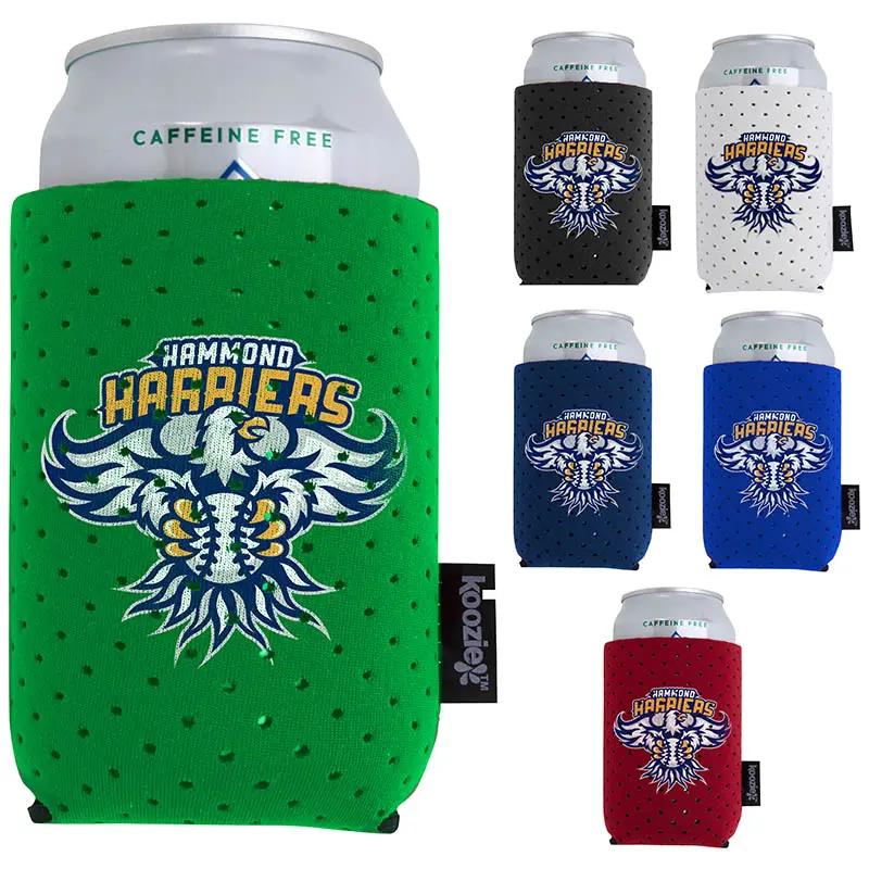 Promotional Koozie® Recycled Perforated Collapsible Can Cooler