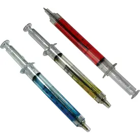 Promotional Ballpoint Clicker Syringe Pens