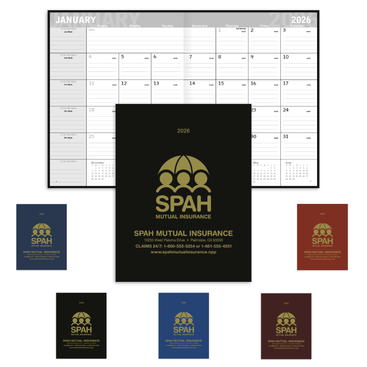 Promotional Classic Monthly Planner