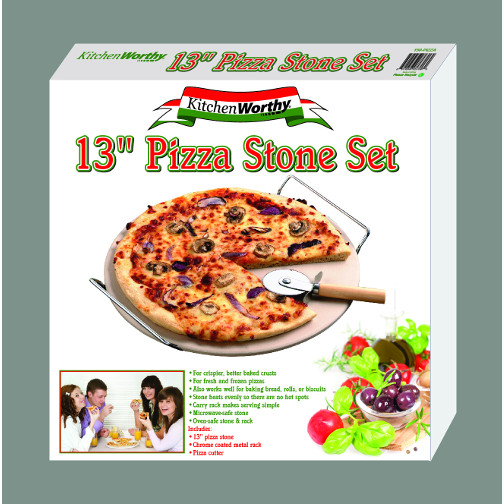 View Image 2 of Pizza Stone Set