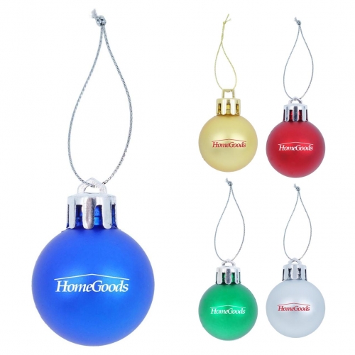 Promotional Mini Shatterproof Christmas Ornament