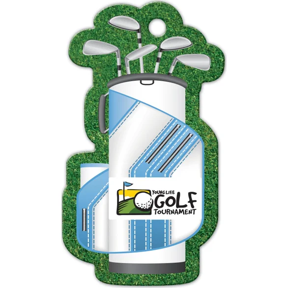 Promotional Golf Bag Shaped Luggage Tag