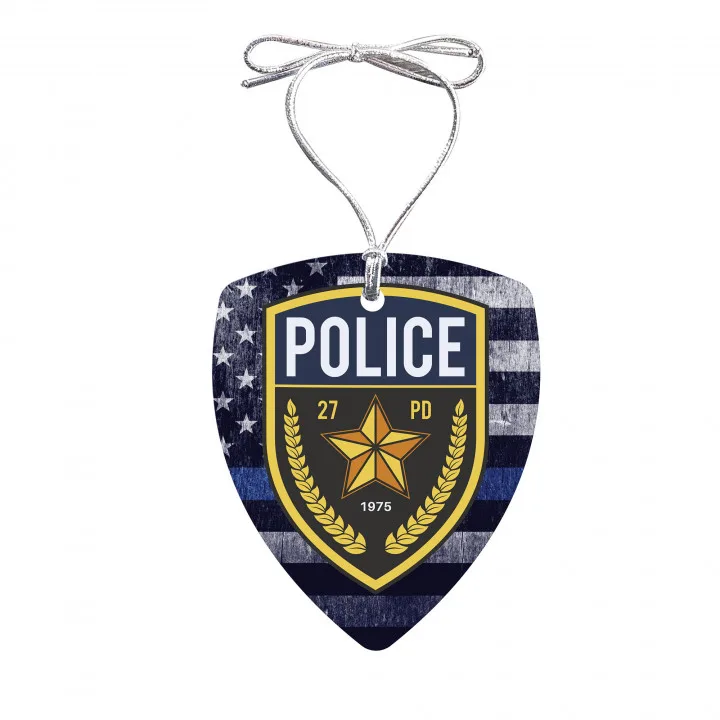 Promotional Acrylic Shield Ornament