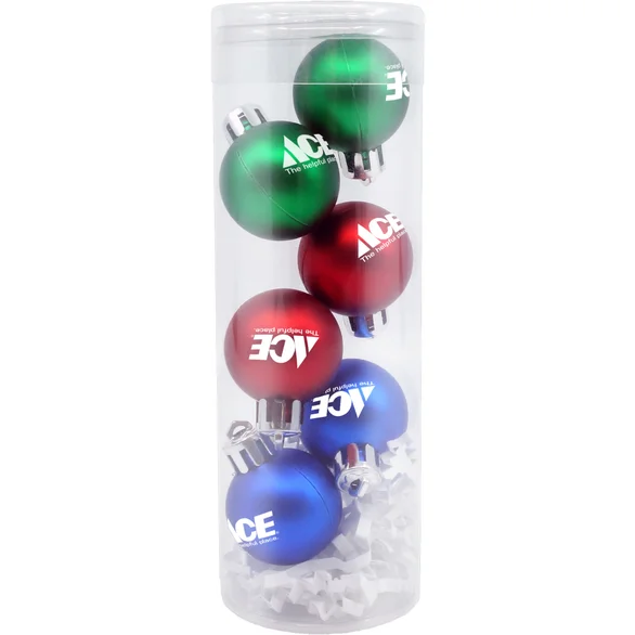 Promotional Mini Shatter Proof Christmas Ornament Set