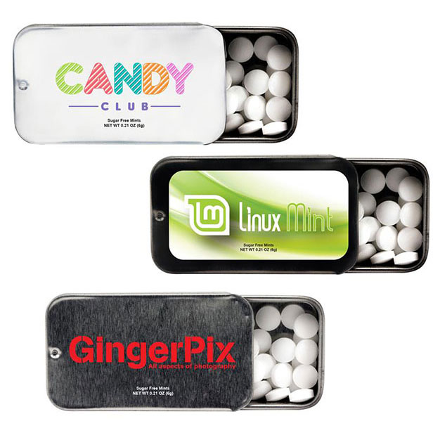 Promotional Mini Tek Slider Mints