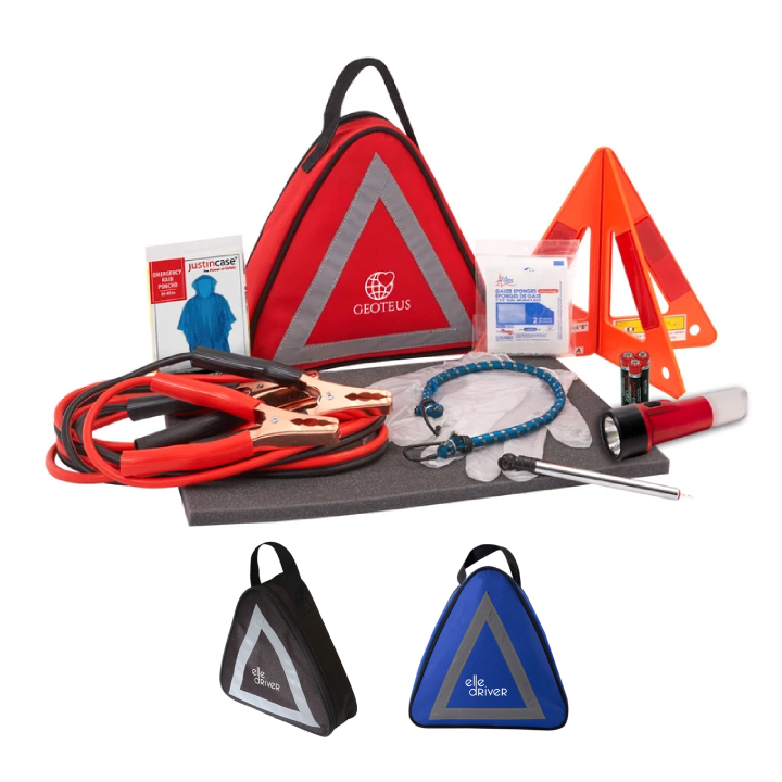 Promotional Triangle Roadside Emergency Safety Kit