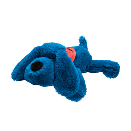 blue plush dog