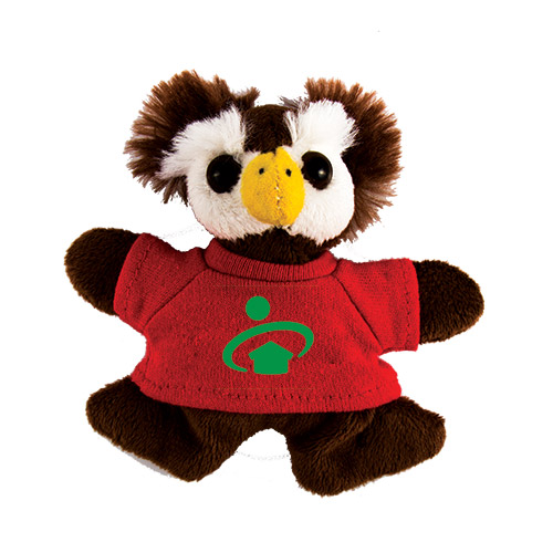 Promotional Owl Plush Magnet