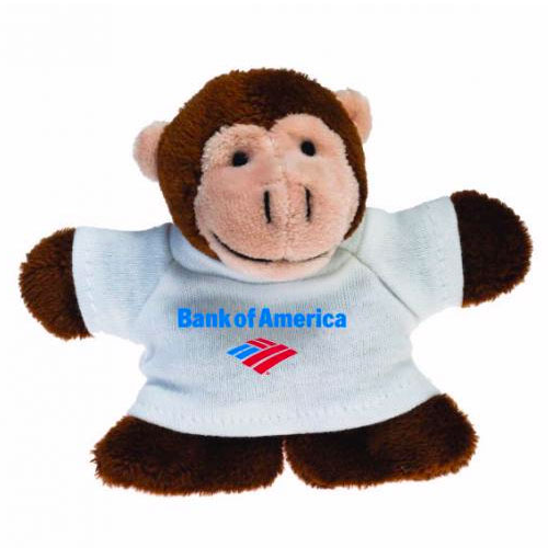 Promotional Monkey Plush Magnet