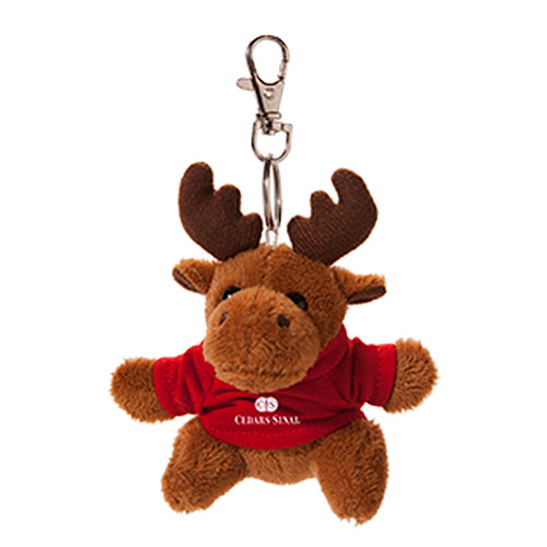 Promotional Moose-Plush Keychain