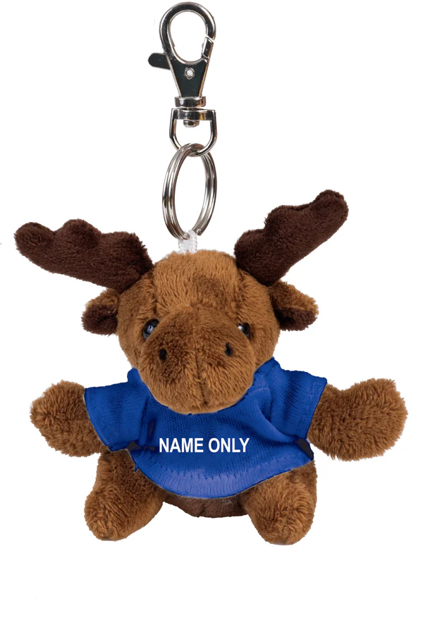 Promotional Moose-Plush Keychain
