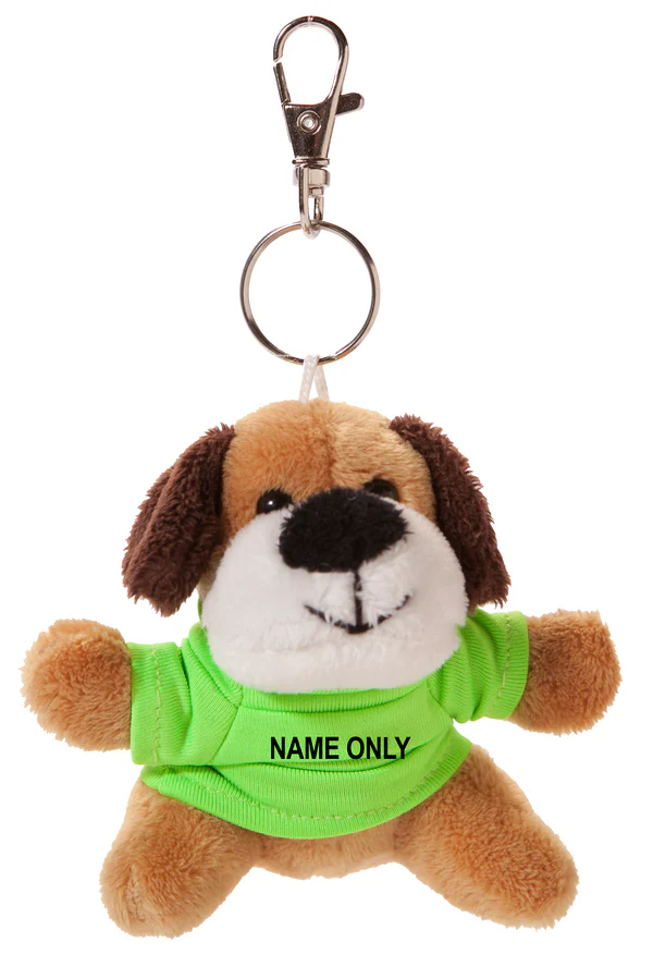 Promotional Dog-Plush Keychain