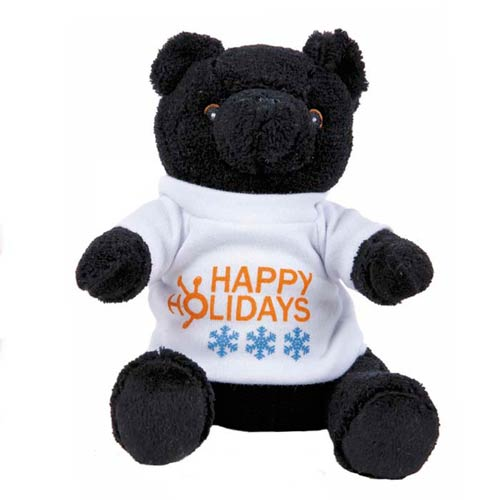 Promotional Extra Soft Black Bear - Extra Small