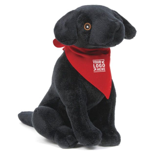 Promotional Black Lab Plush Toy