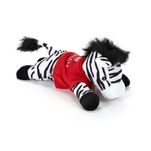 Promotional So Soft Laying Beanie Zebra