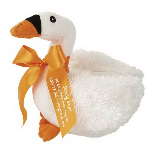 Promotional Swan Stuffed Beanie Animal