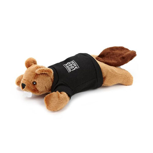 View Image 2 of So Soft Laying Beanie Beaver