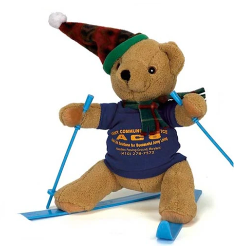 Promotional Skiing Bear