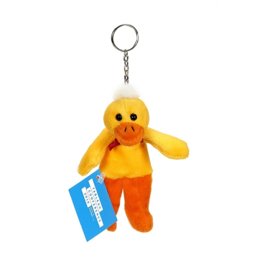 Promotional Stuffed Animal Keychain - Duck