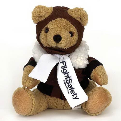 Plush Aviator Bear | Promotional Plush Aviator Bear | Teddy Bears | 6.06 Ea