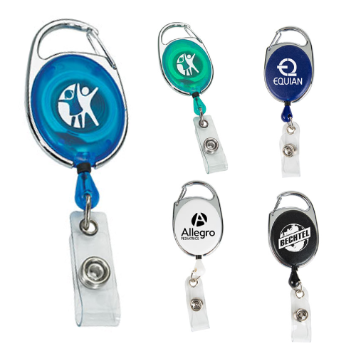 Promotional Retractable Badge Reel with Sport Clip