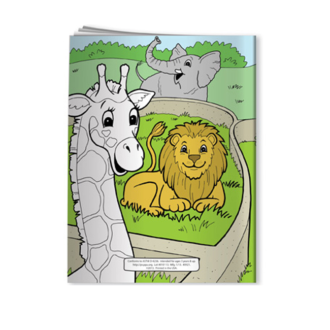 Zoo Coloring Book | Promotional Zoo Coloring Book | Coloring Books ... Zoo Coloring Book | Promotional Zoo Coloring Book | Coloring Books ...