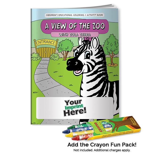 Promotional Zoo Coloring Book