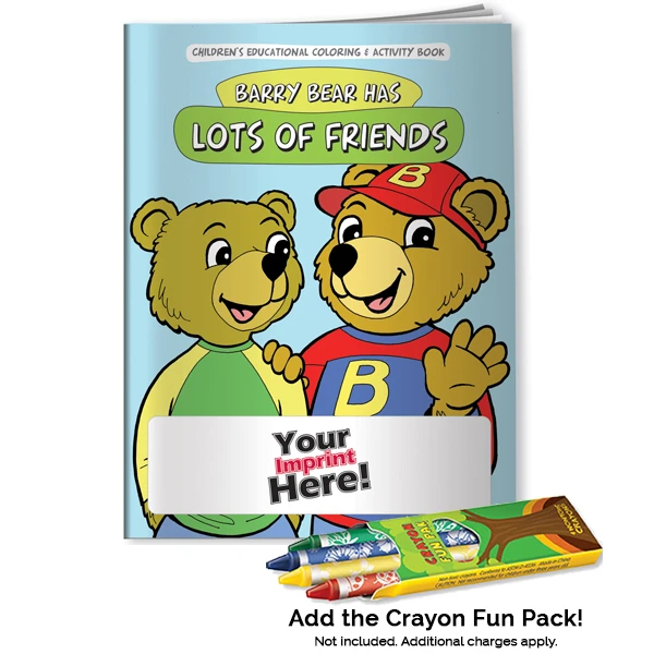 Promotional Barry Bear Has Lots of Friends Coloring Book