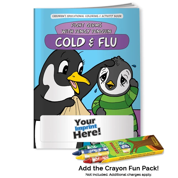 Promotional Fight Germs with Pengy Penguin  Coloring Book