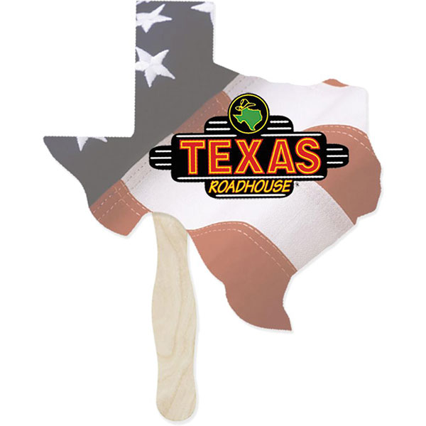Promotional Digisave Fan-Texas Shape