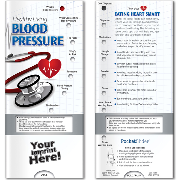 Promotional Pocket Slider Blood Pressure