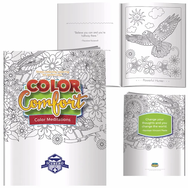 Promotional Adult Coloring Book - Meditation (Birds)