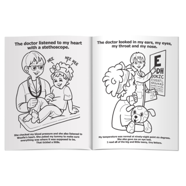 Let's Go to the Doctor Coloring Book