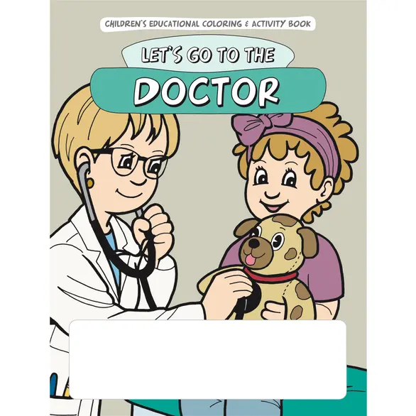 Promotional Let's Go to the Doctor Coloring Book